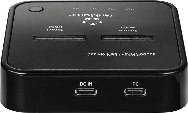 Immagine prodotto Renkforce Docking station USB3.2 Gen2 NVMe M.2 SSD con funzione di clonazione (M.2 (PCIe))