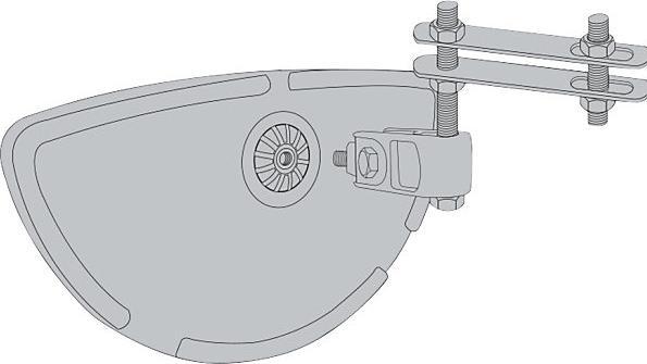 Actual product image SPL Forklift mirror (28.80 x 28.80 cm)