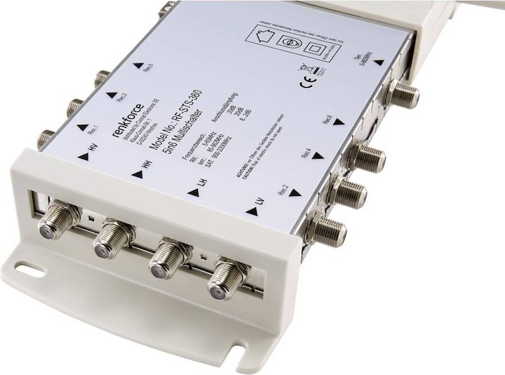Actual product image Renkforce RF-STS-360 SAT Multischalter Eingänge (Multischalter): 5 (4 SAT/1 terrestrial) Teilnehmer-Anzahl: 6 (Multi switch)
