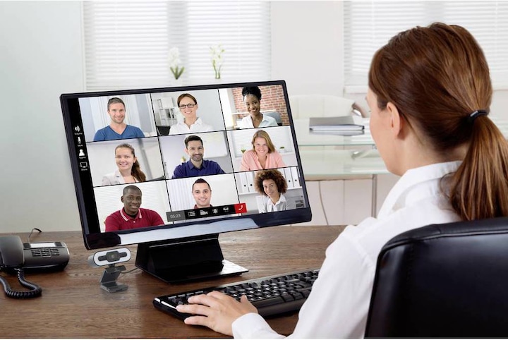 Actual product image Renkforce Webcam with 2K HD resolution and video light (5 Mpx)