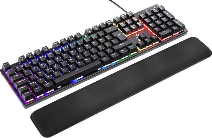 Actual product image Renkforce Mechanical USB gaming keyboard with RGB lighting (DE, Cable)