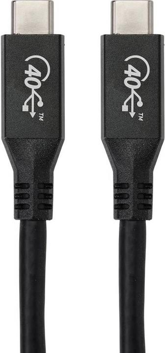 Actual product image Renkforce USB4 USB-C to USB-C 8K 60 Hz 40 Gbps Cable, 0.8 M (0.80 m, USB 4.0, 100 W)