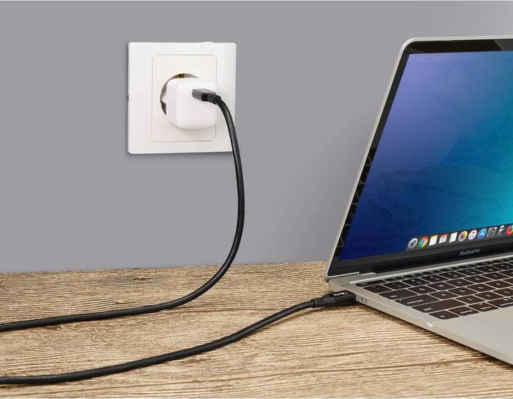 Actual product image Renkforce USB4 USB-C to USB-C 8K 60 Hz 40 Gbps Cable, 0.8 M (0.80 m, USB 4.0, 100 W)
