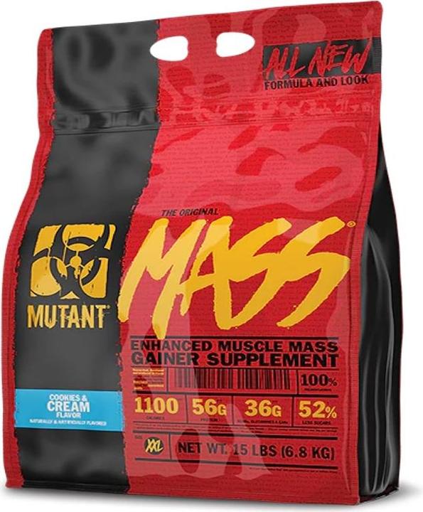 Produktbild Gladiatorfit Gainer Mutant Mass 6.8kg Mutant (Cookies and Cream, 1 x, 6800 g)