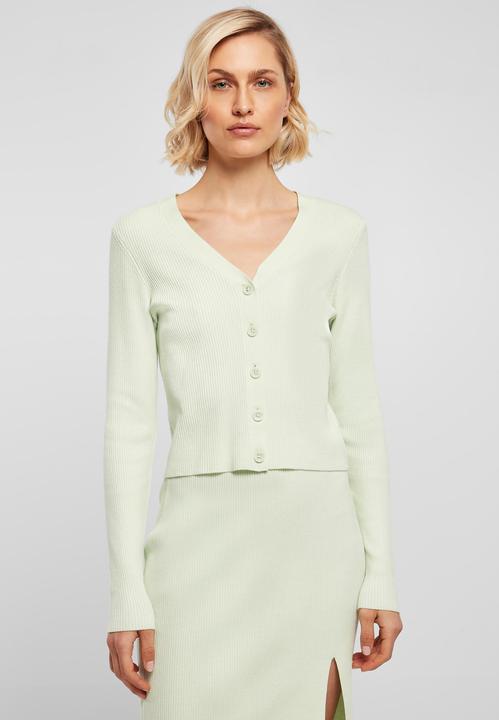 Produktbild Urban Classics Ladies Short Rib Knit Cardigan (XXL)