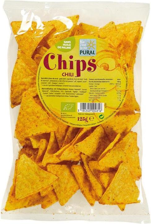 Produktbild Pural Mais Chips Chili Bio (125 g)