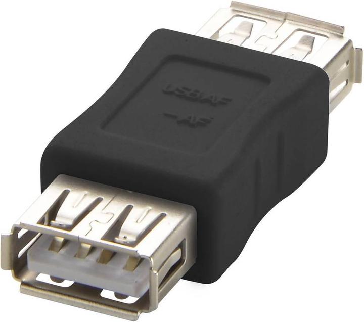 Image du produit Renkforce Adaptateur USB 2 A femelle/femelle (USB 2.0, 2.50 W)