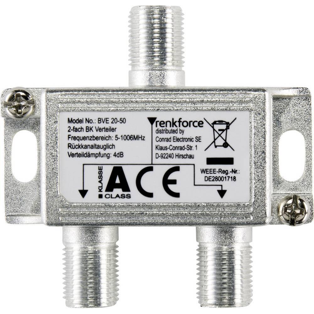 Thumbnail - Renkforce Kabel-TV Verteiler (Kabel), TV Zubehör, Silber