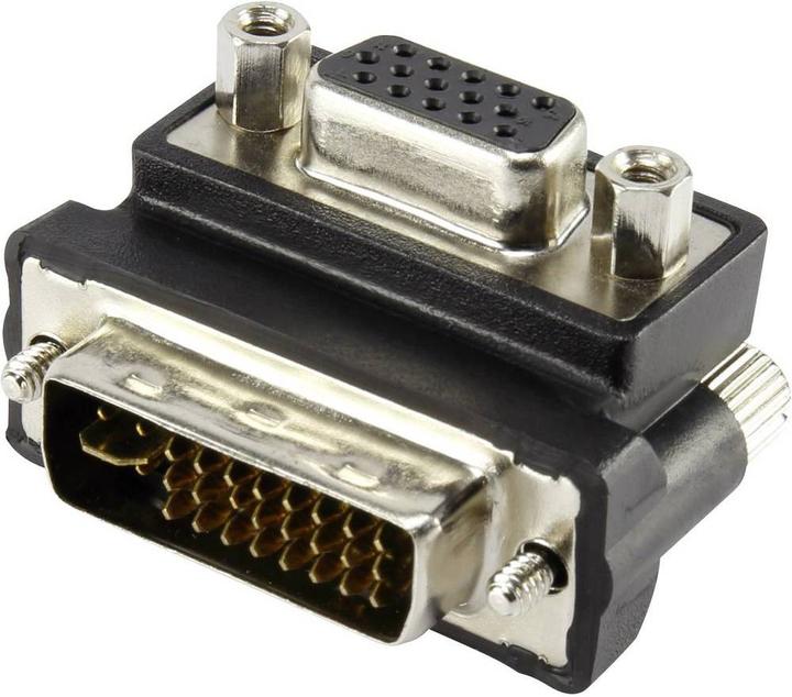 Produktbild Renkforce DVI/VGA 90° Winkel-Adapter (DVI, VGA)