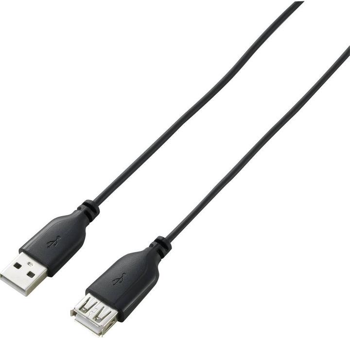 Produktbild Renkforce SuperSoft Verlängerungskabel A/A 1 m (1 m, USB 2.0, 2.50 W)