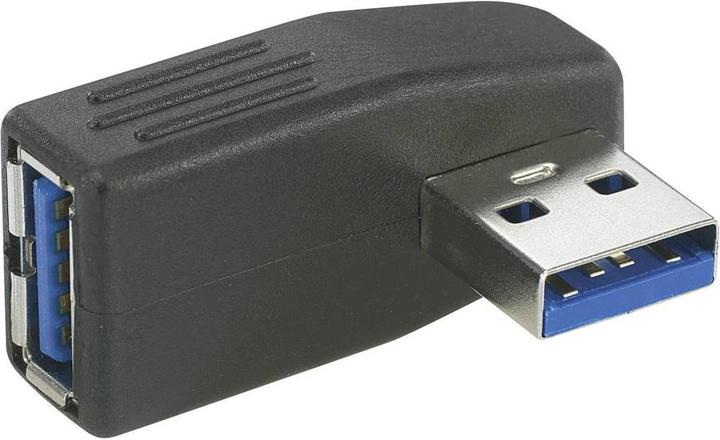 Produktbild Renkforce USB 3 Adapter A-Stecker zu A-Buchse 90° seitlich nach rechts gewinkelt (USB 3.0, 4.50 W)