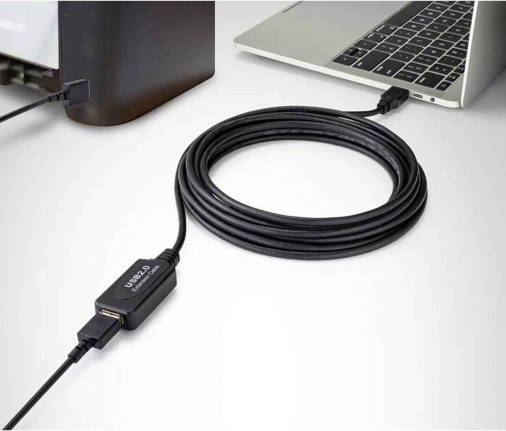 Image du produit Renkforce Câble d'extension actif USB 2 (5 m, USB 2.0, 0.50 W)