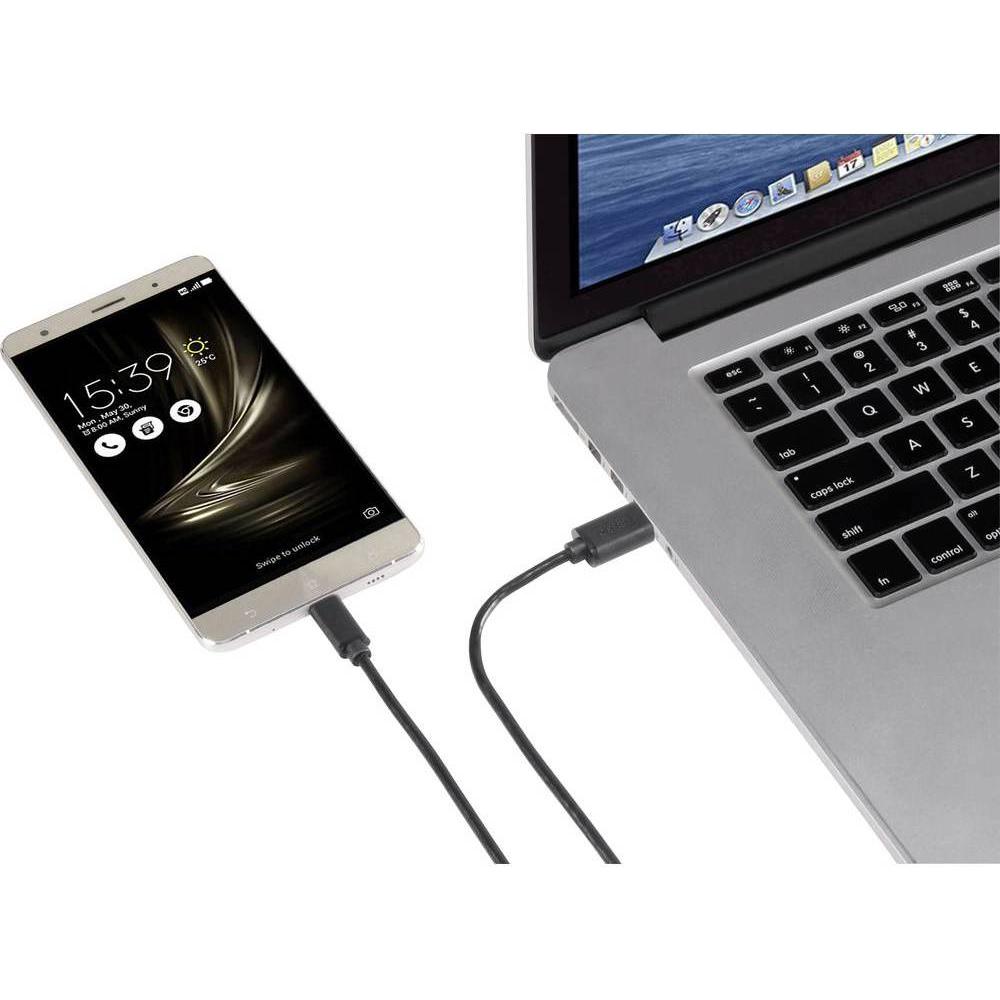 Thumbnail - Renkforce USB 3.1 (Gen 1) Anschlusskabel A/USB-C 1.8 m (1.80 m, USB 3.2 Gen 1), USB Kabel