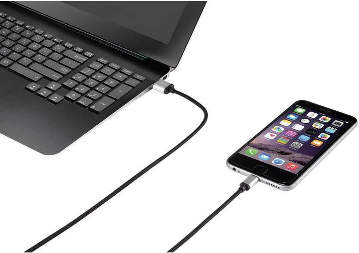 Produktbild Renkforce Apple Lightning Anschlusskabel für Apple iPod/iPad/iPhone 0.5 m (0.50 m, USB 2.0, 2.50 W)