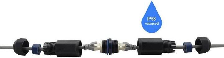 Produktbild Renkforce IP68 CAT6 Netzwerkkupplung RJ45 (Netzwerk Kupplung)