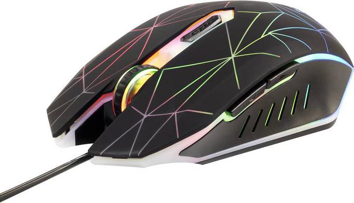 Renkforce Ergonomische kabelgebundene USB-Gaming-Maus (Kabelgebunden)