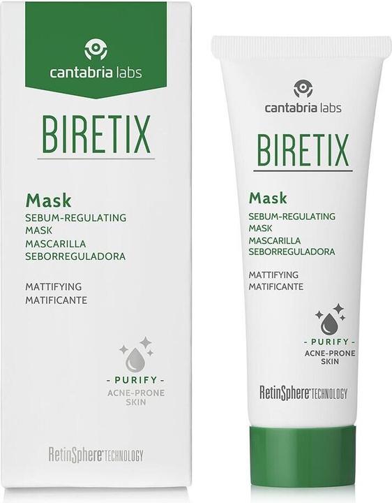 Actual product image Biretix Mask sebum regulating mask acne gel, 25 ml face mask (25 ml)