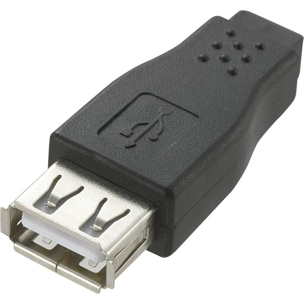Renkforce USB 2 Adapter A-Buchse/Mini-B-Buchse (USB 2.0), USB Kabel