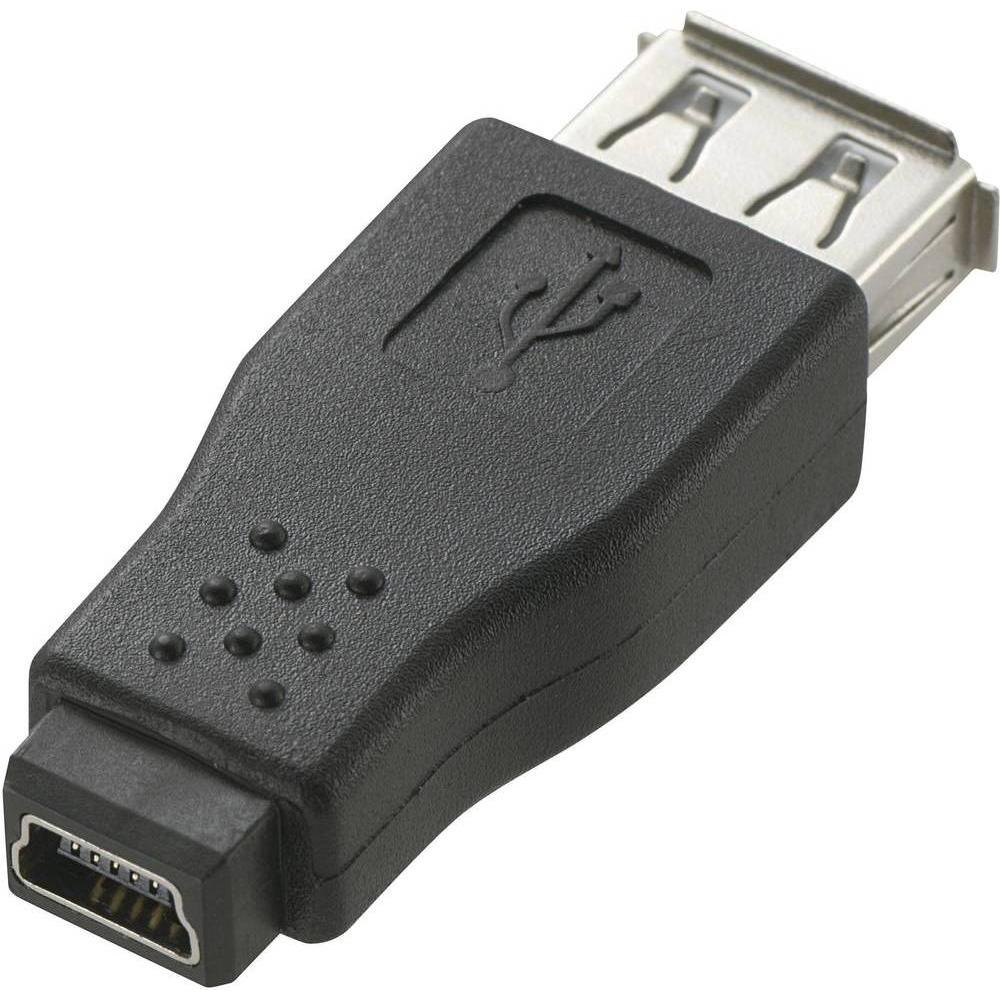 Thumbnail - Renkforce USB 2 Adapter A-Buchse/Mini-B-Buchse (USB 2.0), USB Kabel