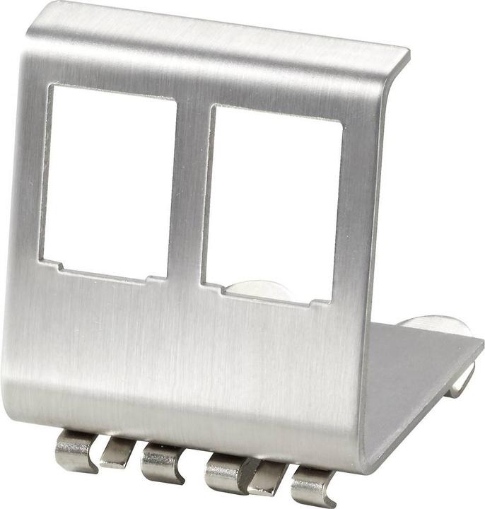 Produktbild Renkforce 2 Port RJ45 Keystone Modul für Hutschiene (Keystone Modulhalter)