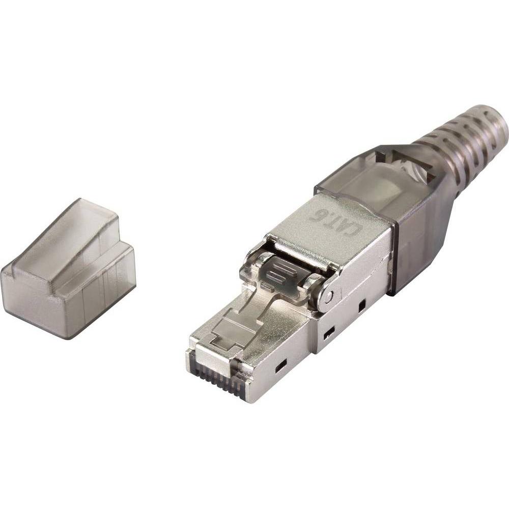 Thumbnail - Renkforce CAT6 Feldkonfektionsstecker, Elektronikkabel + Stecker, Schwarz