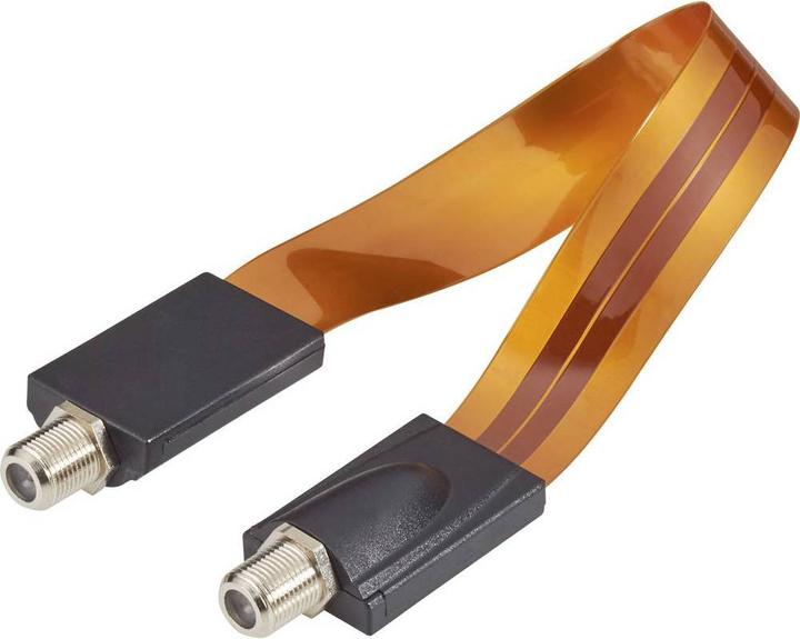 Produktbild Renkforce SAT-Flachbandkabel 0.3 m (Antennenkabel)