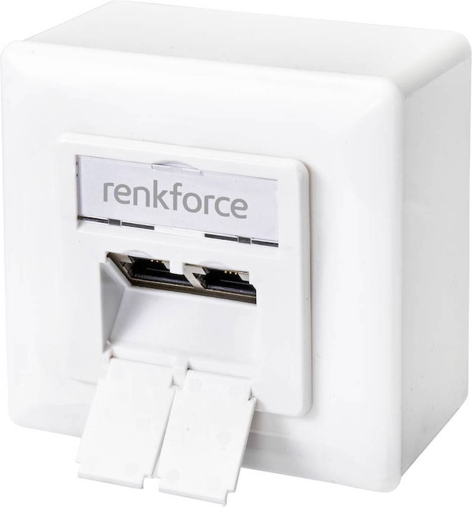 Image du produit Renkforce Prise réseau en saillie CAT 6a 2 ports