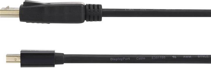 Actual product image Renkforce Mini DisplayPort to DisplayPort connection cable 0.5 m (0.50 m)