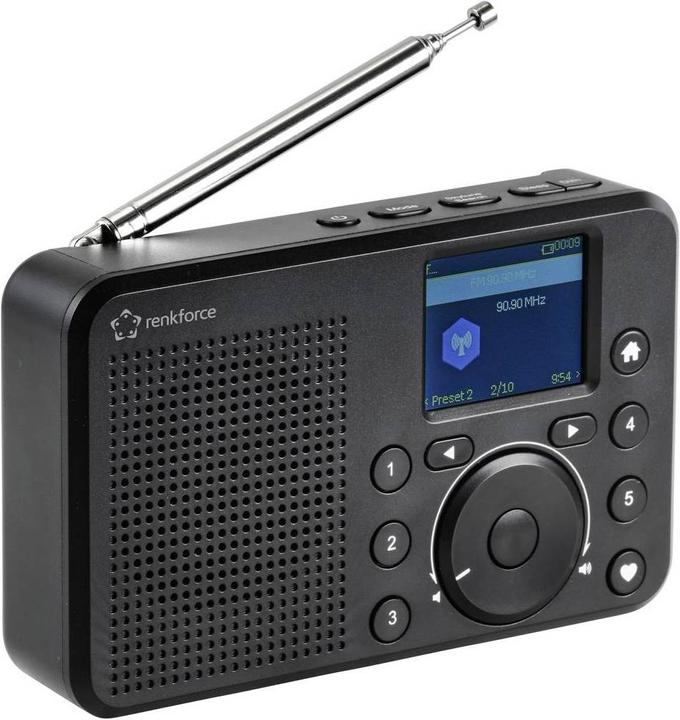 Actual product image Renkforce RF-IR-200 (DAB+, Web radio, VHF, Bluetooth)
