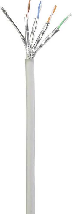 Productafbeelding Renkforce RF-5047488 RJ45 netwerkkabel, patchkabel CAT 6a S/FTP 3,00 m Grijs Vlamvertragend 1 st. (S/FTP, CAT6a, 3 m)