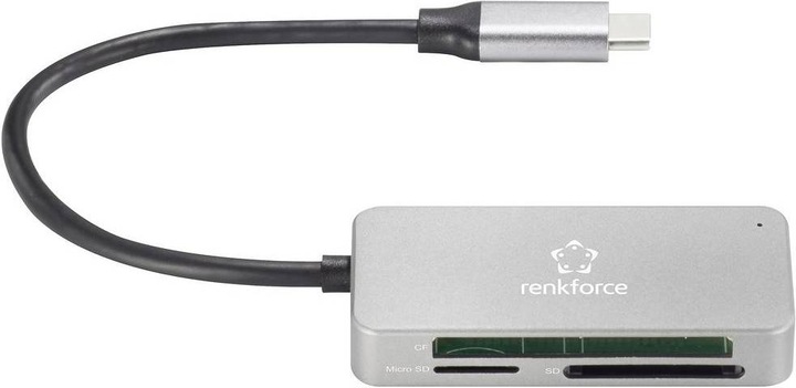 Image du produit Renkforce Lecteur de carte mémoire externe USB 3.2 Gen1 (USB 3.0) USB-C (USB-C)