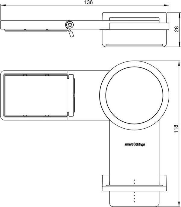 Actual product image smart things PhoneBase s47 - MagSafe charging station (15 W)