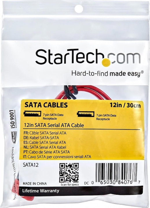 Produktbild StarTech 12in Sata Serial Ata Cable