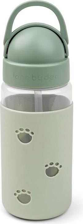 Produktbild Done by Deer Easy-grip Trinkflasche mit Strohhalm Elphee Grün350 ml