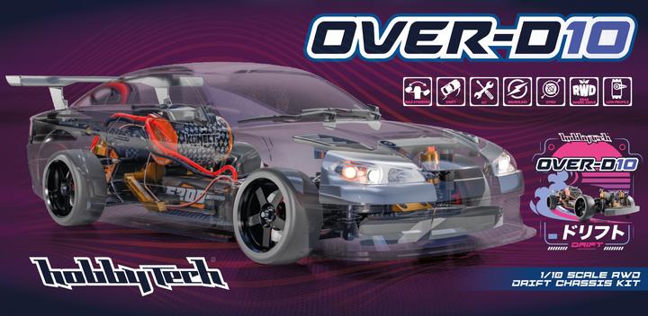 Produktbild Hobbytech Drift Over-D10 Combo Kit, Brushless 1:10 (ARR Almost-Ready-to-Race)