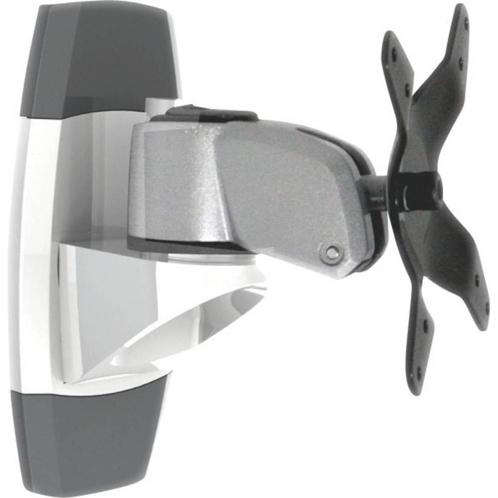 SpeaKa Professional Monitor-Wandhalter, Neig Schwenk- und Drehbar (Wand, 32.01"), Monitor Halterung, Silber, Schwarz