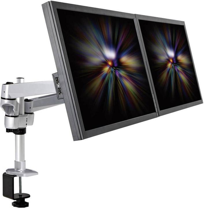 Produktbild SpeaKa Professional Flex 2fach Monitorhalter, Tisc (Tisch, 27", 9 kg)