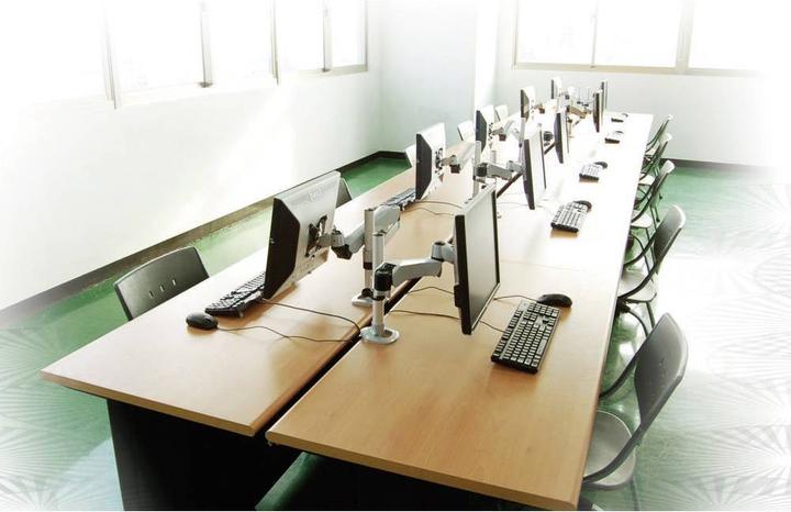 Produktbild SpeaKa Professional Flex 2fach Monitorhalter, Tisc (Tisch, 27", 9 kg)
