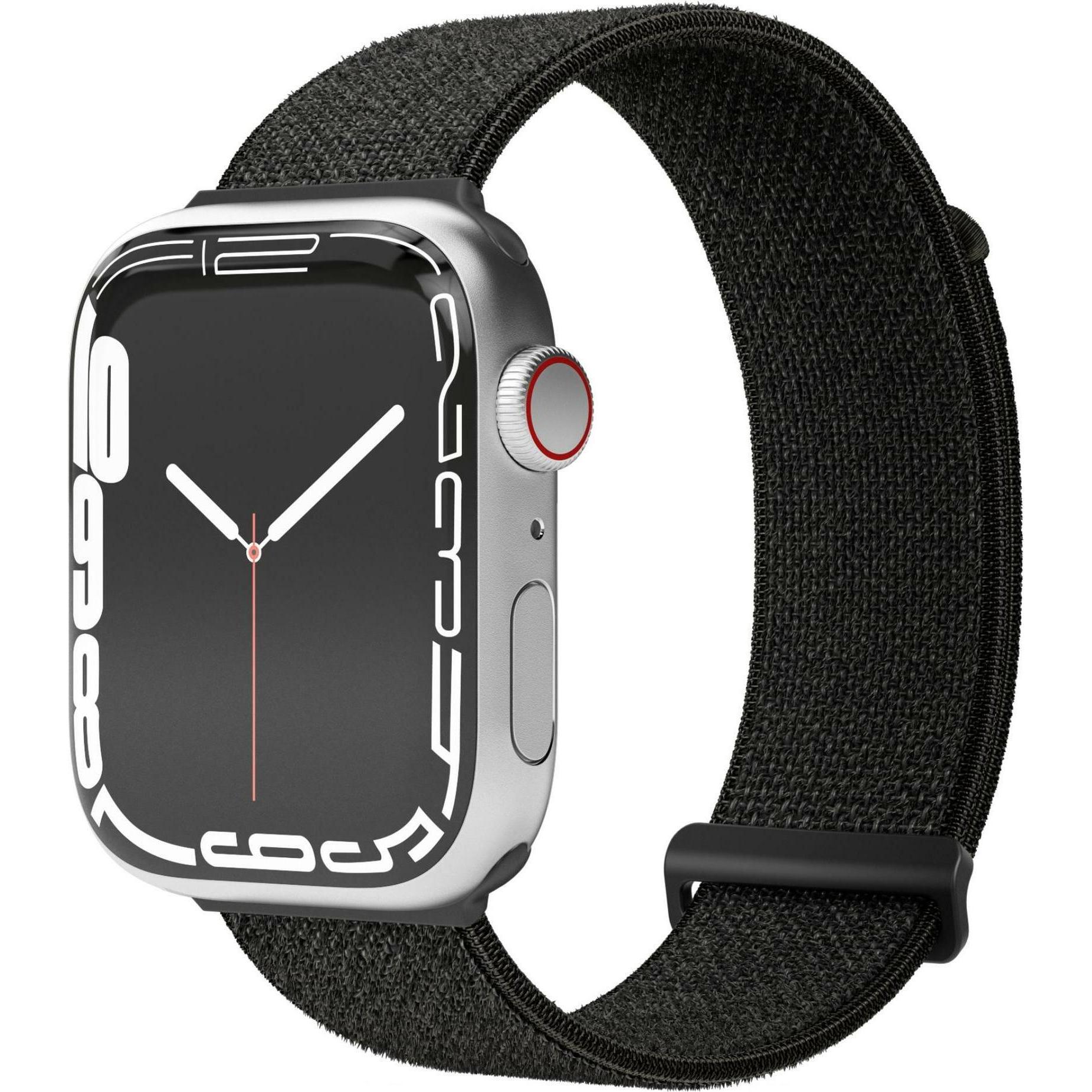 Vonmählen Fitness Loop 2 44/45/46/49 mm (Nylon), Uhrenarmband, Schwarz