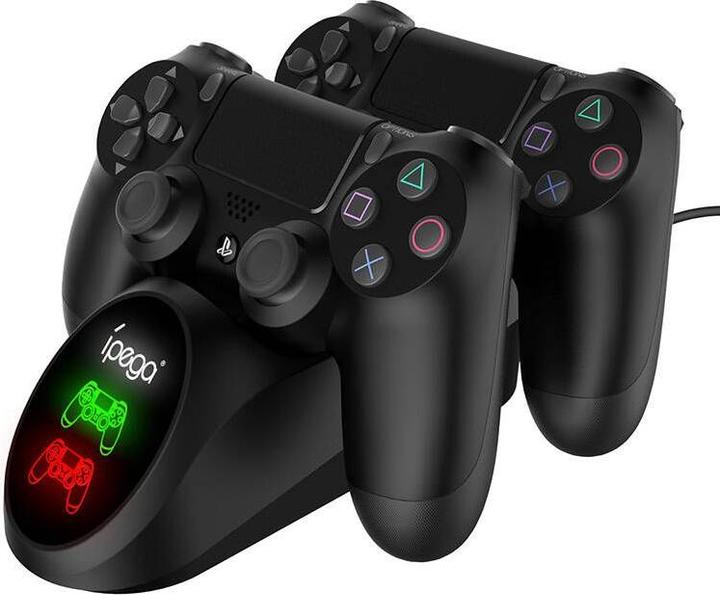 Produktbild iPega Dual Docking Station PG-9180 for PS4 Gaming Controller (black) (PS4)