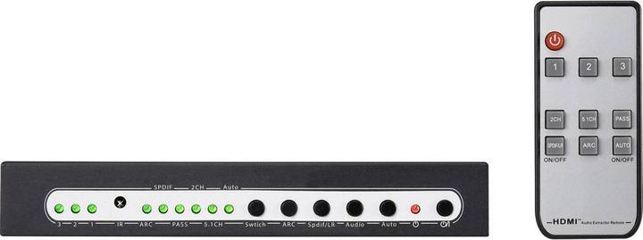 Actual product image SpeaKa Professional 3 port HDMI switch 1360279 3D