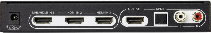 Produktbild SpeaKa Professional 3 Port Ultra HD HDMI Switch mit Audio Extractor