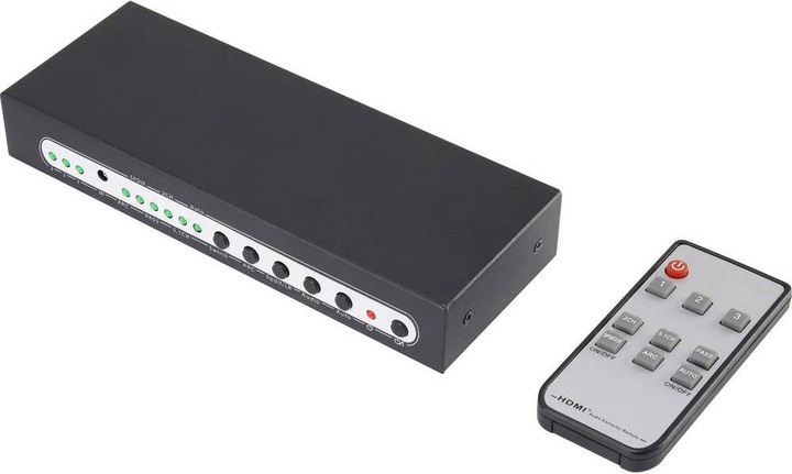 Produktbild SpeaKa Professional 3 Port Ultra HD HDMI Switch mit Audio Extractor