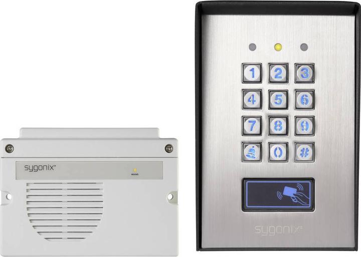 Actual product image Sygonix 1582020 Code lock surface (Electronic numerical code, Key card)