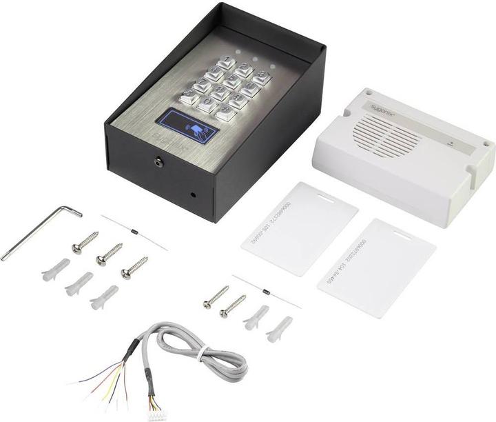 Actual product image Sygonix 1582020 Code lock surface (Electronic numerical code, Key card)