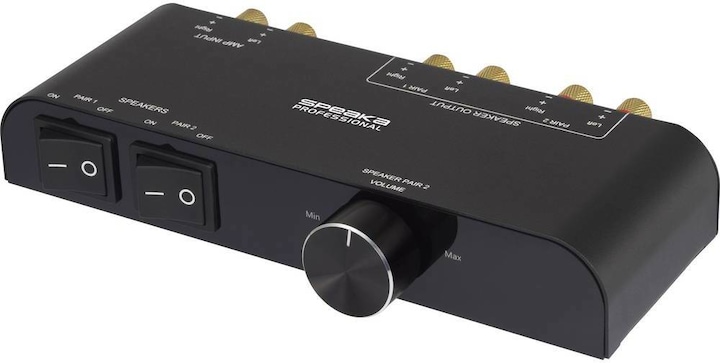 SpeaKa Professional Interrupteur de haut-parleur de port (Commutateur audio)