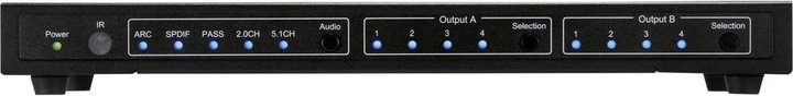 Produktbild SpeaKa Professional 4x2 HDMI-Switch mit Audio Extraktor