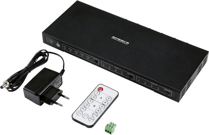 Image du produit SpeaKa Professional Extracteur audio 4x2 HDMIwitch