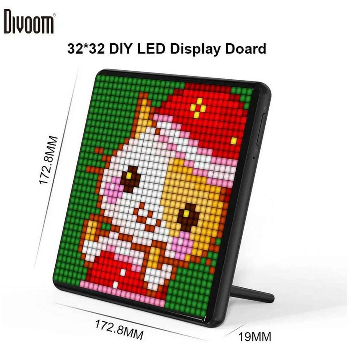 Thumbnail - Divoom Pixoomaxblack (9.60", 32 x 31 Pixel), Digitaler Bilderrahmen, Schwarz