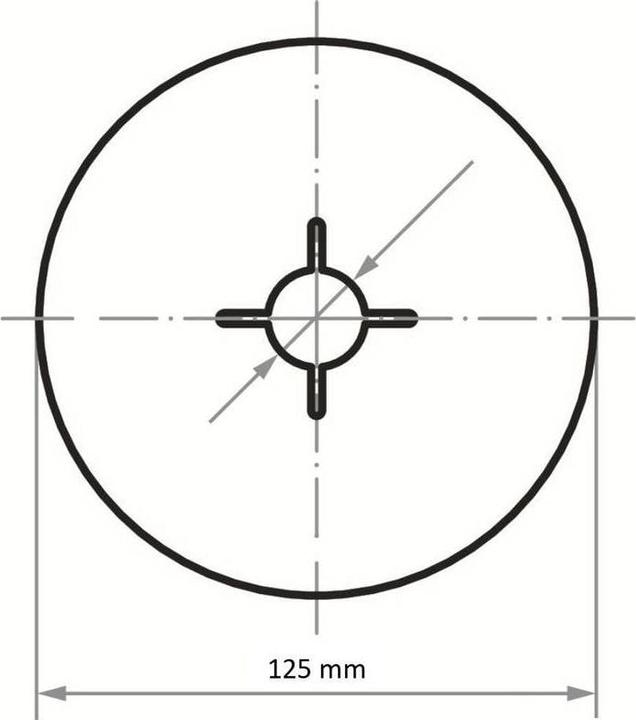Produktbild Lukas Fiberscheibe FIS universal Ø 125 mm Ceramic Korn 36